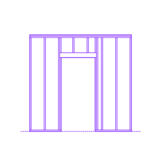 Buildings Wood Walls Framing Door Digital Sketch Svg Design, Free Vectors File